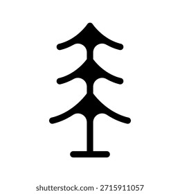 Ilustração de design de símbolo de vetor de ícone de árvore