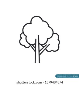 Tree Icon Vector Template