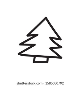 tree icon vector trendy design