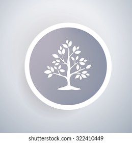 Tree icon,clean vector