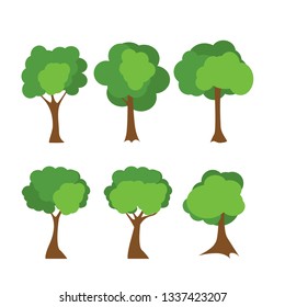 Tree icons set