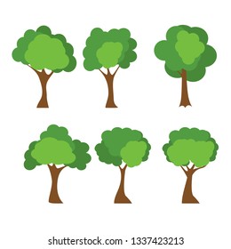 Tree icons set