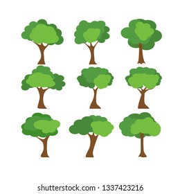 Tree icons set