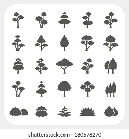 Tree icons set