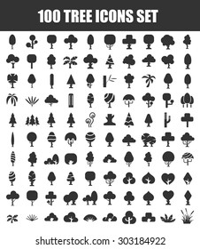 Tree icons set