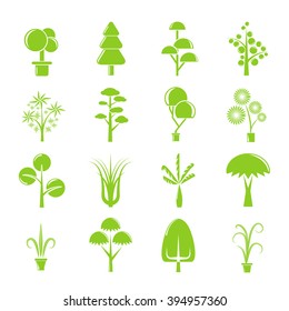 tree icons set