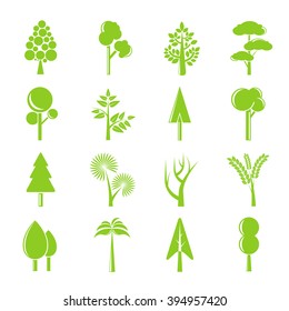 tree icons set