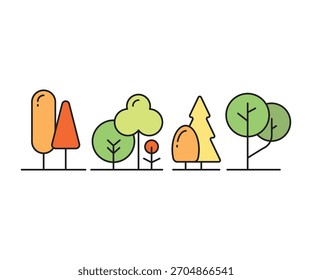 Baum-Symbole, Vektorgrafik festlegen