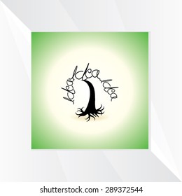 tree idea vector illustration 