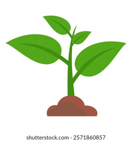 Tree illustration in flat style. simple tree icon in flat style. Can be used to design book covers, information boards, banners and tree day symbol icons.