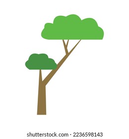 Tree illustration isolated on white background