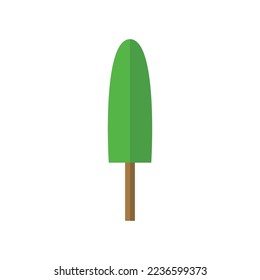 Tree illustration isolated on white background 