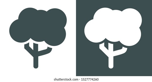 Tree Illustration Symbol Icon Vector