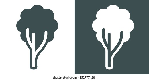 Tree Illustration Symbol Icon Vector