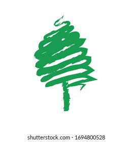 Tree illustration vector icon symbol
