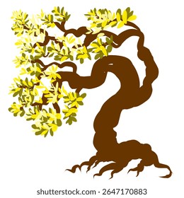 tree image design with lush and beautiful leaves