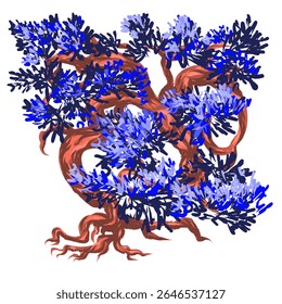 tree image design with thick and beautiful leaves