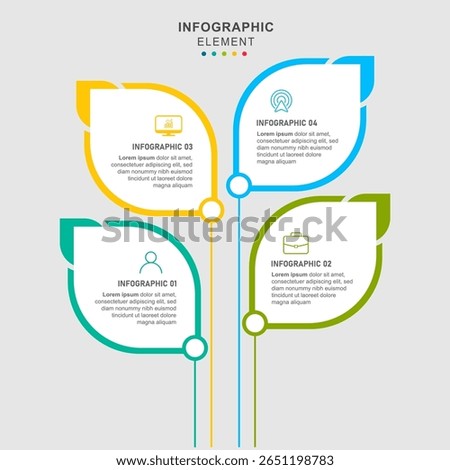 tree infographic, graph for steps to reach the goal, template vector eps 10.