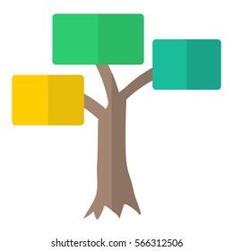 tree infographics Template
