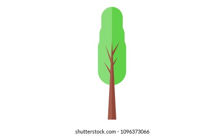 Tree insolated vector illustraton