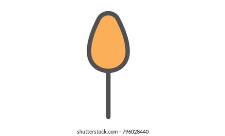 Tree isolated nature vector illustration