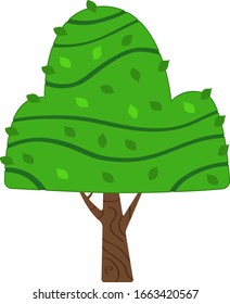 Tree isolated on a white background