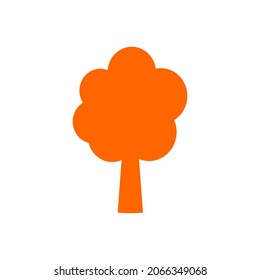 Árbol aislado en fondo blanco