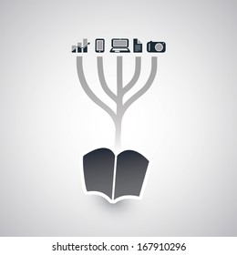 The Tree of Knowledge - Vector Design Concept