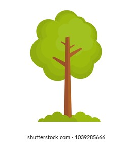 Tree Landscape Forest vector illustration