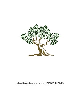 Tree landscaping logo icon vector template