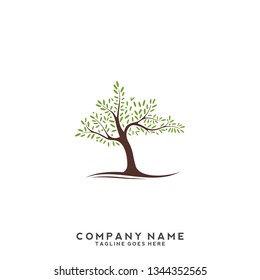 Tree landscaping logo icon vector template