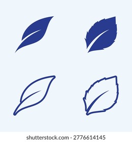 Tree Leaf art modern style trendy design beauteous vector Illustration.eps