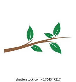 Tree leaf ecology nature element vector template