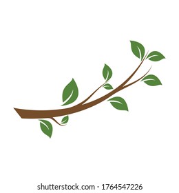 Tree leaf ecology nature element vector template