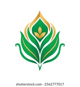 Tree Leaf gredian clors vector design 