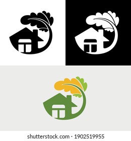 Baumleder-Haus-Eco-Logo