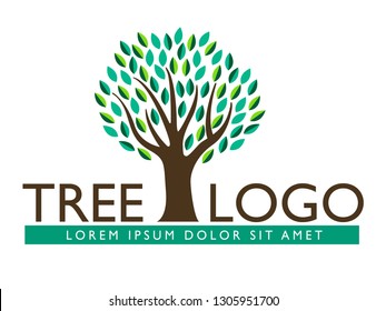 Tree leaf logo design, eco-friendly look, easily adaptable to your needs. 