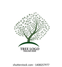Tree leaf logo design, eco-friendly concept - Vector

