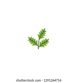 tree leaf logo design vector