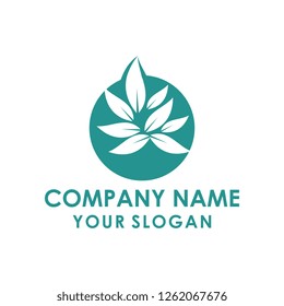 tree leaf logo template