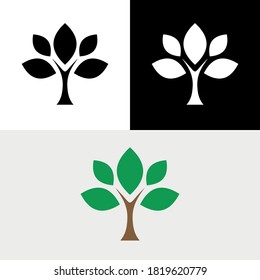 Tree Leaf Nature Abstract Logo