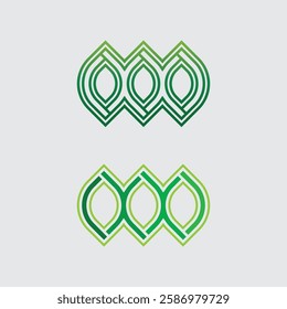 tree and leaf nature logo design tamplate ecology