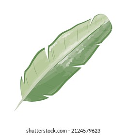 icono exótico de palma de hoja de árbol