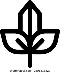 Tree leaf vector, green design 