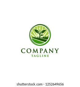 Tree Leaf Vector icon Illustration design template