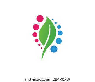 Tree Leaf Vector icon Illustration design template - Vector