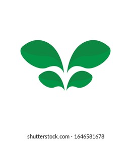 Tree Leaf Vector icon Illustration design template