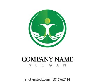 Tree Leaf Vector Logo Design Ecofriendly Stock Vector (Royalty Free ...