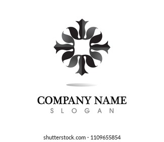 Tree leaf vector logo design, eco-friendly concept.

