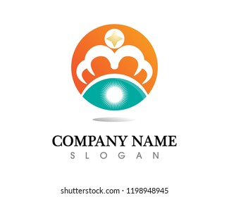 Tree leaf vector logo design, eco-friendly concept.
